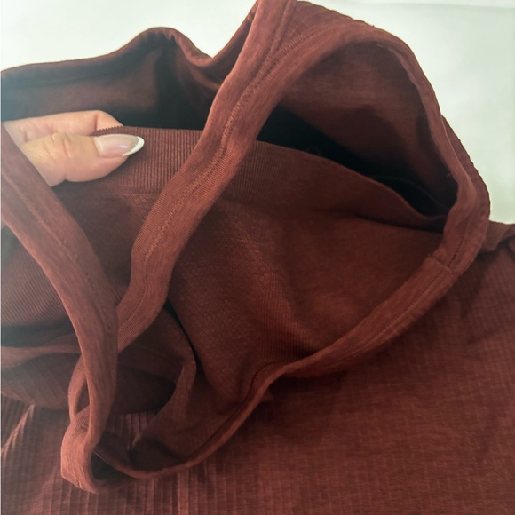 lululemon athletica Ribbed Racerback Tank - Burgundy - Picture 5 of 5